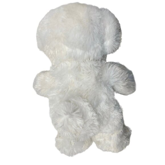 KELLYTOY 14" Plush Bear White Pink Heart Ribbon Cuddly Stuffed Animal Toy‎ NEW - Picture 12 of 15